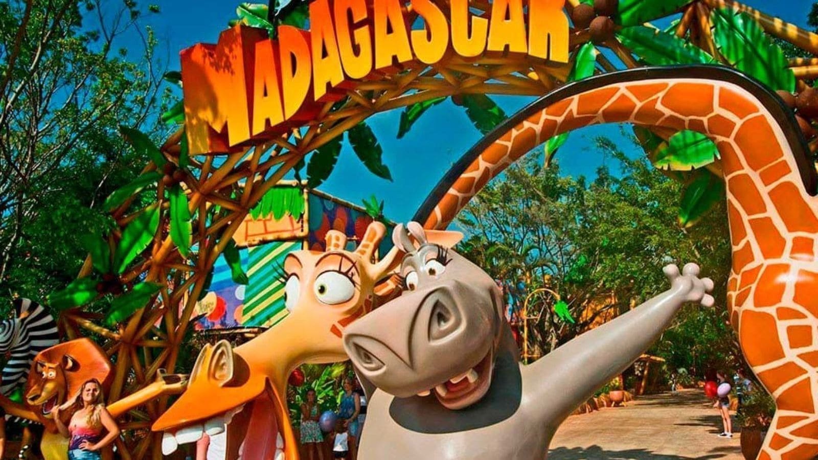 Área Madagascar do Beto Carrero World, em Penha SC